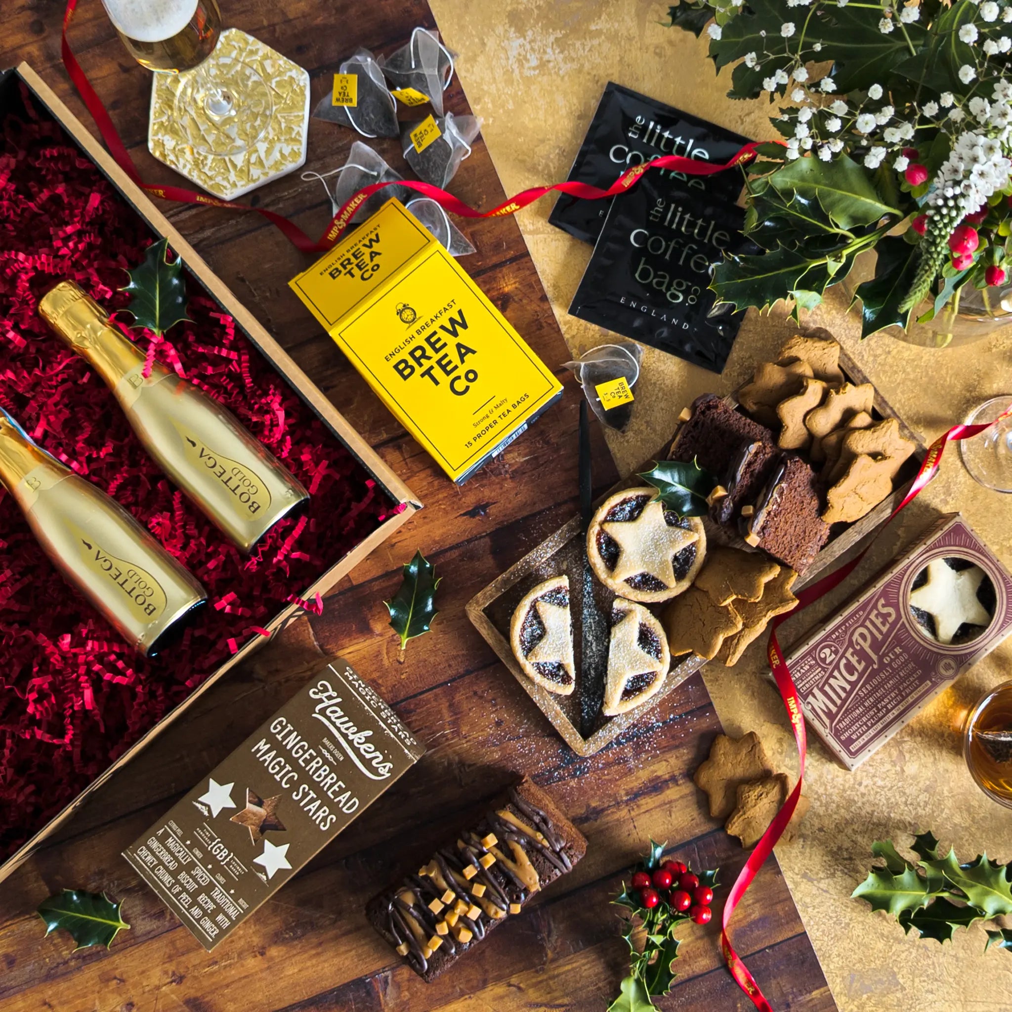 Fizz Hamper IMP&MAKER Christmas Afternoon Tea and Fizz Hamper – SantaSacks